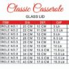 Classic casserole sizes Sonex Classic Casserole with Glass Lid – Non-Stick Cookware | Sizes 20–40 cm (3L to 19.3L)