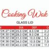 cooking wok sizes Sonex Cooking Wok with Glass Lid – Non-Stick Deep Wok | Sizes 27–40 cm (3L to 11.5L)