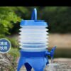 Portable Collapsible Water Dispenser with Tap – Foldable Drinking Water Container with Stand for Home, Outdoor & Travel (3-4.5L)