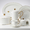 White Porcelain Tea & Dinner Set
