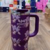 1 Stanley Printed Insulated Tumbler 40oz – Stylish Pattern Stainless Steel Travel Mug with Straw & Lid (Hot & Cold)