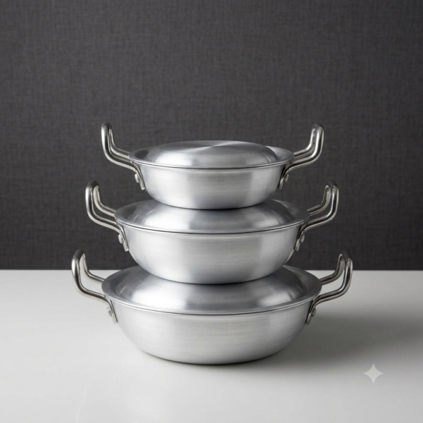12 Premium Stainless Steel Casserole Set with Lids – 3 Piece Cookware Set
