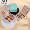 Portable Mini Jewelry Organizer Box – Travel Storage Case for Rings, Earrings & Accessories