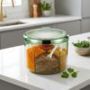 3-Compartment Airtight Spice Storage Container with Spoon