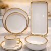 WhatsApp Image 2026-06-29 at 2.44.43 PM (2) Luxury White & Gold Ceramic Dinnerware Set – Premium Dining Collection