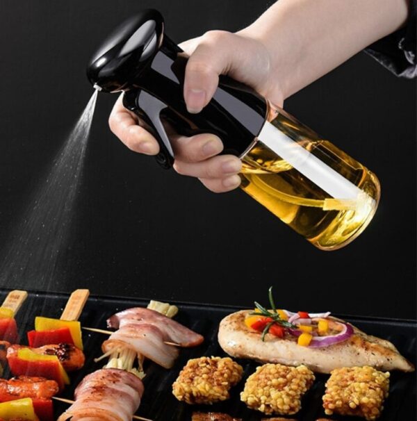 Premium Oil Spray Bottle – Refillable Kitchen Oil Mister for Cooking & BBQ