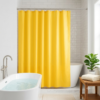 Waterproof PEVA Shower Curtain with Hooks – 180 × 180 cm Bathroom Curtain