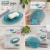 Silicone Soap Dish with Drainage Design – Durable, BPA-Free & Easy-Clean Soap Holder for Bathroom, Kitchen & Sink