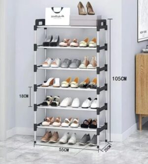 7-Tier Shoe Rack Organizer – Large Multi-Level Shoe Storage Stand for Bedroom, Entryway, Hallway & Home