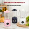 30 Multi-Functional Wireless Juicer Blender – Portable Electric Juice Maker for Smoothies, Baby Food & Jam