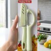 7.7 2-in-1 Paring Knife & Vegetable Peeler Set – Sharp Kitchen Fruit Peeling Knife with Ergonomic Handle
