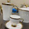 WhatsApp Image 2026-07-16 at 10.02.23 PM (1) Luxe Gold Rim Porcelain Tea & Coffee Serving Set – White Elegance Collection