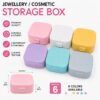 Luxe Mini Jewelry & Cosmetic Storage Box – Portable Organizer Case